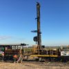Sonic Drill Rig and Rod Carrier vehicle